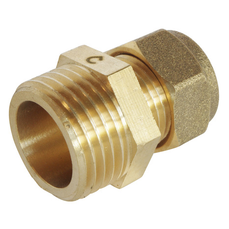 Raccord Mâle bicône pour tube cuivre Ø12 - Mâle 15/21 (1/2") - Somatherm - Brico Dépôt