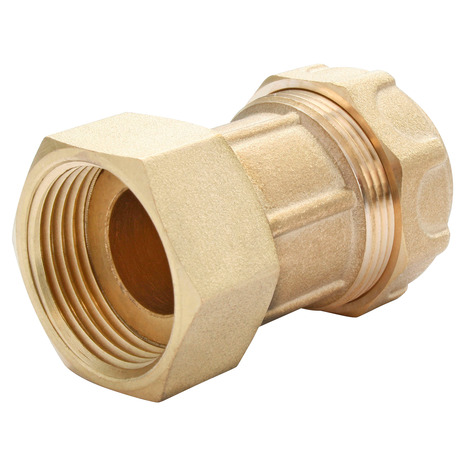 Raccord laiton droit pour PE Ø25 - Femelle 20/27 (3/4") - Somatherm - Brico Dépôt