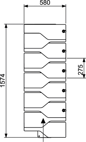Escalier modulaire Hauteur par marche réglable : 18,5 - 23 cm. - Brico Dépôt