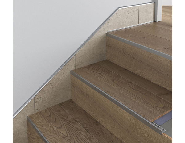 Nez de marche aluminium plat 2,50 m x 11 mm - Brenner - Brico Dépôt