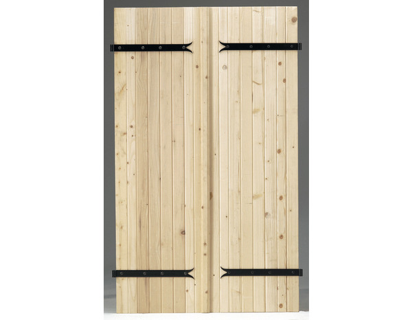 Volet sapin 2 vantaux 145x90 Ép. 27mm - Brico Dépôt