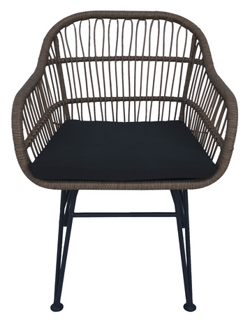 Fauteuil imitation osier "Halesio" - Marque BLOOMA - Brico Dépôt