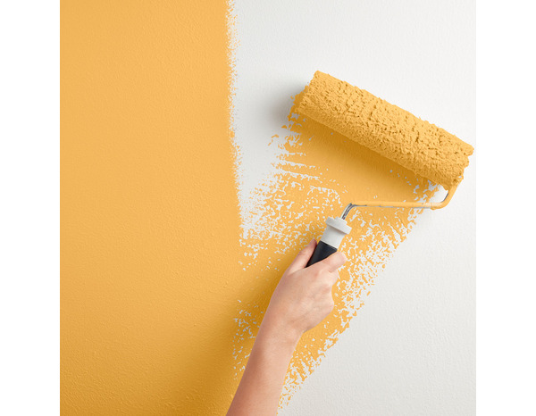 Peinture mur intérieur Satin 2,5 L Jaune d'or - Evalux - Brico Dépôt
