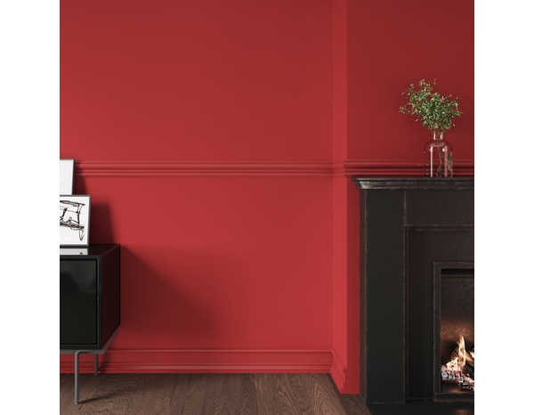 Peinture mur intérieur Satin 0,75 L Rouge oriental - Evalux - Brico Dépôt