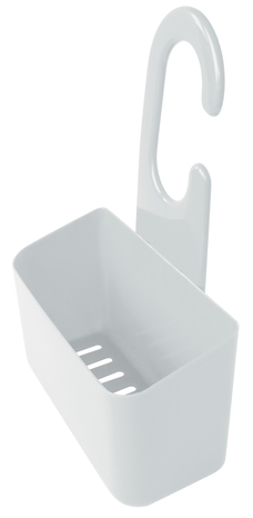 Serviteur de douche blanc - P. 11cm x H. 37 cm x l. 24,2 cm - Brico Dépôt