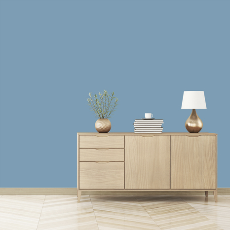 Peinture mur intérieur Satin 2,5 L Bleu moorea - Ripolin - Brico Dépôt