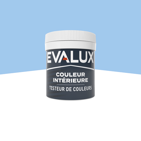Testeur Peinture mur intérieur Mat 0,05 L Bleu azur - Evalux - Brico Dépôt