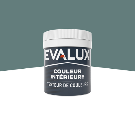 Testeur Peinture mur intérieur Mat 0,05 L Vert cèdre - Evalux - Brico Dépôt