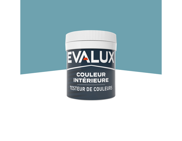 Testeur Peinture mur intérieur Mat 0,05 L Bleu lagon - Evalux - Brico Dépôt