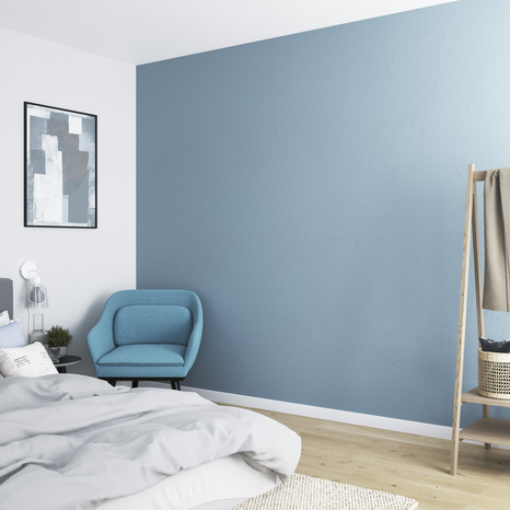 Peinture mur intérieur Mat 2,5 L Bleu Gris - Evalux - Brico Dépôt