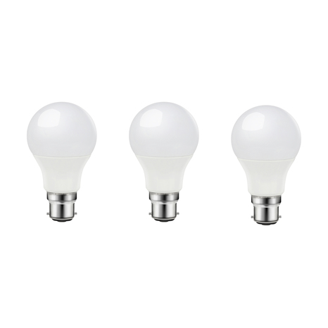 Lot de 3 ampoules LED B22 - 1055 Lm et 4000K - Brico Dépôt