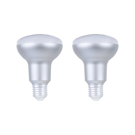 Lot de 2 ampoules LED E27 - 806 Lm et 2700K - Brico Dépôt