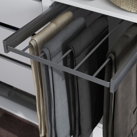 Porte-pantalons coulissant Homny L.50 X P.58 cm - Cooke and Lewis - Brico Dépôt