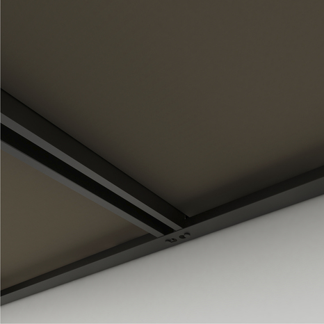 Étagère bois métal 4 tablettes noir 183,2x180x60 cm charge 2000 kg - Cooke and Lewis - Brico Dépôt