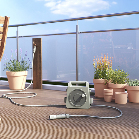 Dévidoir portable avec poignée intégrée10 M - Brico Dépôt