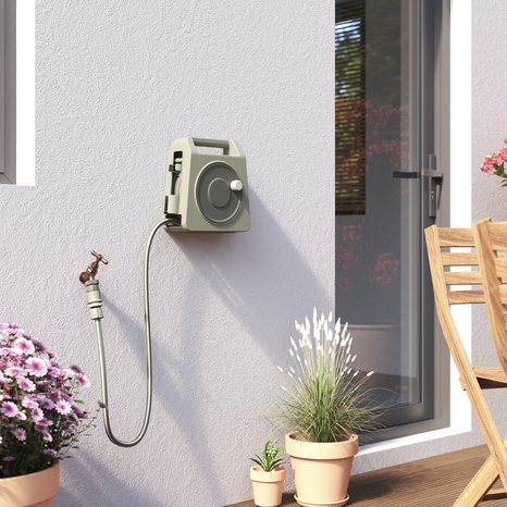 Dévidoir portable avec poignée intégrée10 M - Brico Dépôt