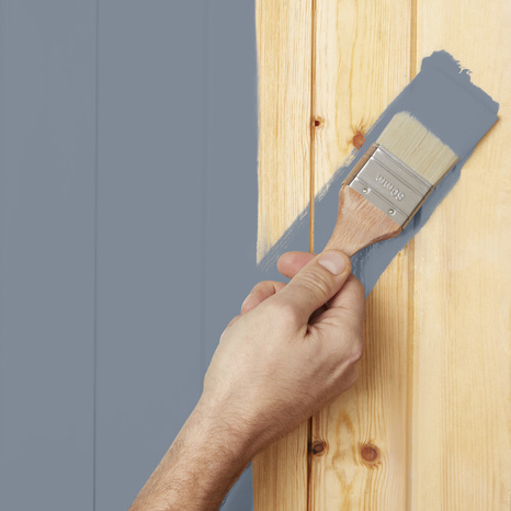 Peinture extérieure Satin multi supports 2,5 L gris moyen - Evalux - Brico Dépôt