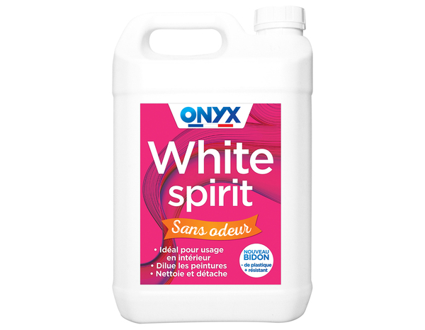 White spirit sans odeur nettoie et détache 5 L - Onyx - Brico Dépôt