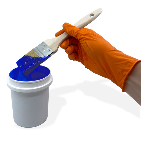 Lot de 50 gants nitrile structuré - Taille L - Brico Dépôt