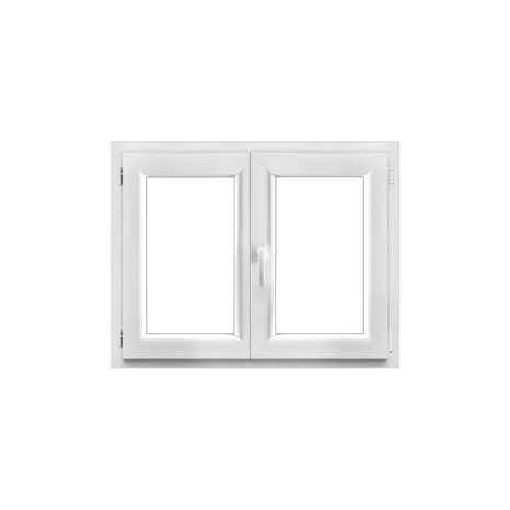 Fenêtre PVC blanc oscillo-battante 2 vantaux h.75 x l.100 cm - GoodHome - Brico Dépôt