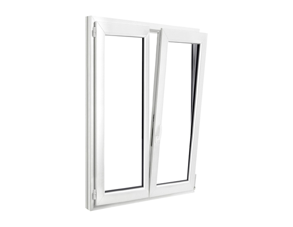Fenêtre PVC blanc oscillo-battante 2 vantaux h.145 x l.120 cm - GoodHome - Brico Dépôt