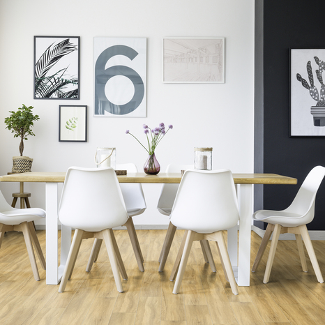 Lame PVC clipsable "Angora Fauve"  l. 21 x L. 123 cm x Ép. 4 mm - Gerflor - Brico Dépôt