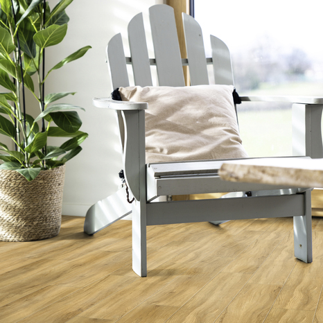 Lame PVC clipsable "Angora Fauve"  l. 21 x L. 123 cm x Ép. 4 mm - Gerflor - Brico Dépôt