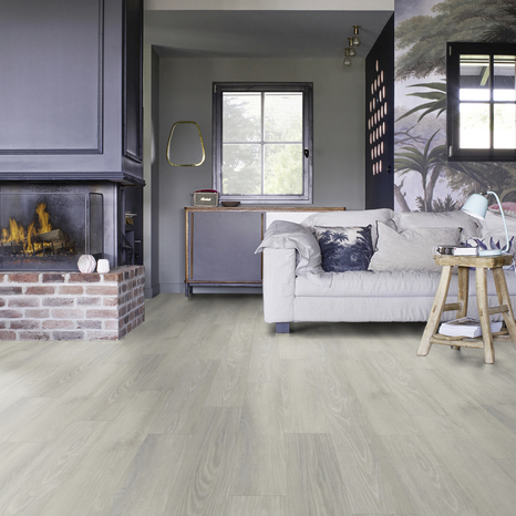 Lame PVC clipsable "Batiste"  l. 21 x L. 123 cm x Ép. 4 mm - Gerflor - Brico Dépôt