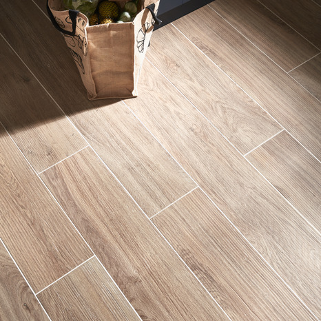 Lame PVC clipsable bois blond l. 18 cm x L. 122 cm. Ép. 4,5 mm - GoodHome - Brico Dépôt