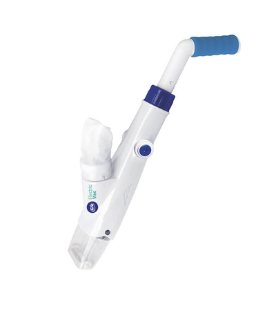 Nettoyeur de fond à batterie 17W, aspiration 150m²/h, filtre de 0,8l - Brico Dépôt