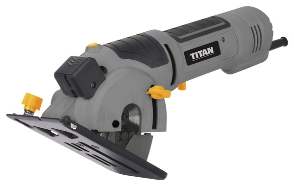 Mini scie circulaire filaire 500 W - Titan - Brico Dépôt