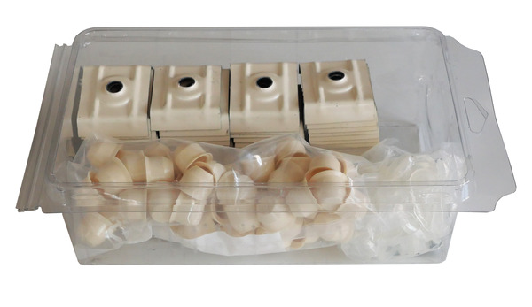 Kit 50 fixations pour bac acier - Beige - Brico Dépôt