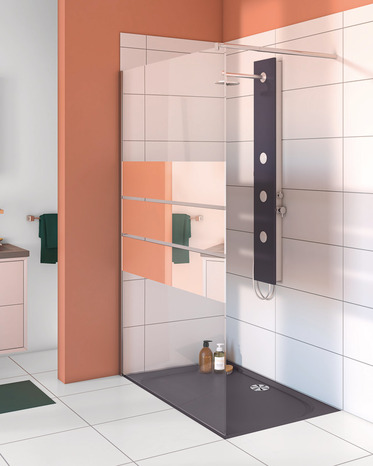 Receveur résine extra-plat 80 x 120 cm - Anthracite - Cooke and Lewis - Brico Dépôt