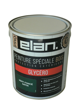 Peinture extérieur bois satin 2,5 L vert foncé - Brico Dépôt