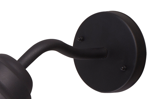 Applique murale "Trolia" IP44 E27 - Noir - Brico Dépôt