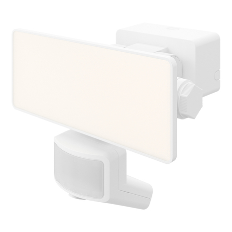 Projecteur à détection de mouvements Dircao IP65 20 W - Blanc - Marque BLOOMA - Brico Dépôt