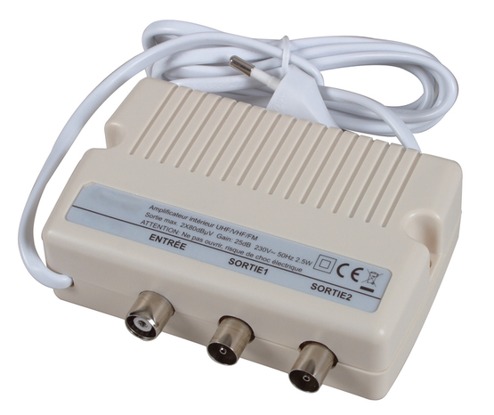 Amplificateur intérieur blindé TNT 2S 5G - Optex - Brico Dépôt