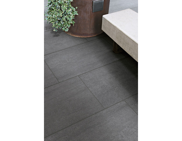 Carrelage de sol intérieur "La paz" gris anthracite - l. 31 x L. 62 cm - Brico Dépôt