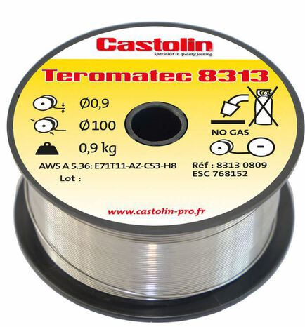 Bobine de fil fourré sans gaz diamètre Ø 0,9 mm - 0,9 kg - Brico Dépôt