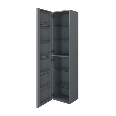 Colonne de rangement 2 portes "Himalia" - L.40 x H.160 x P.36 cm - GoodHome - Brico Dépôt