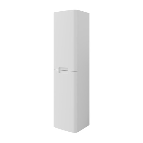 Colonne de rangement blanc 2 portes "Himalia" - L.40 x H.160 x P.36 cm - GoodHome - Brico Dépôt