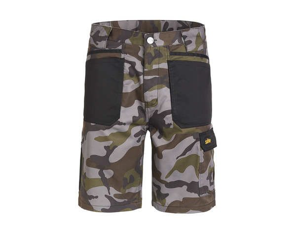 Short camouflage 65% polyester 35% coton. Taille 38 - Brico Dépôt