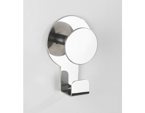 Patère "Blandas" chromé adhésive - 1 crochet - Brico Dépôt