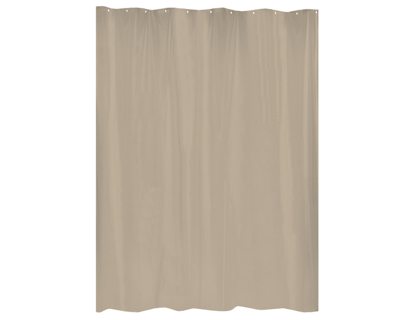 Rideau de douche "Color" taupe 180 x 200 cm - Brico Dépôt