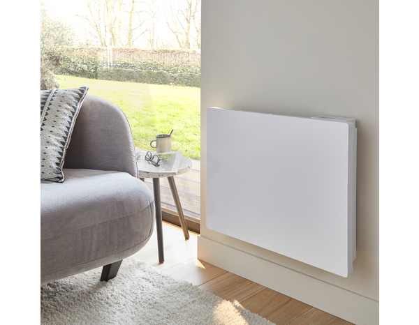 Radiateur céramique à inertie sèche "Meilla" blanc - 1 000 W - Brico Dépôt