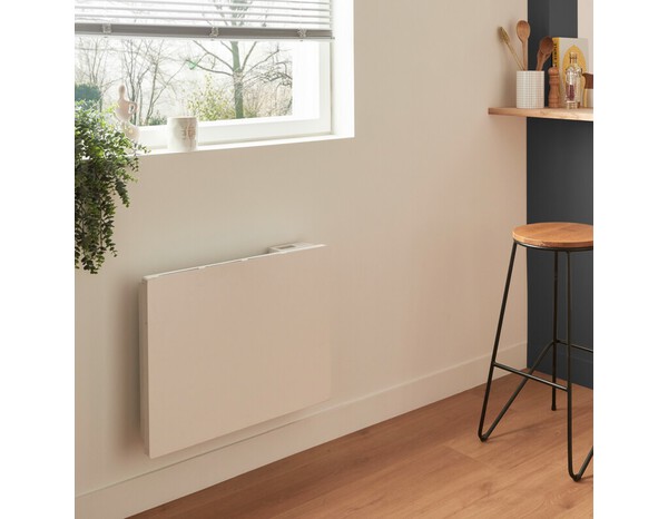 Radiateur céramique à inertie sèche "Meilla" blanc - 1 000 W - Brico Dépôt