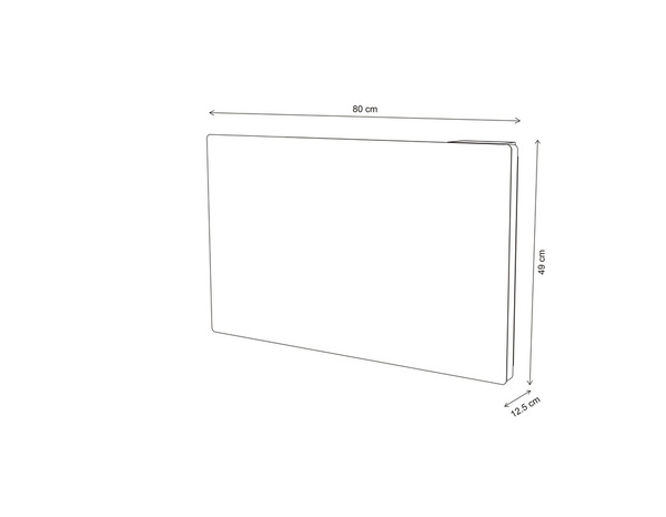 Radiateur céramique à inertie sèche "Meilla" blanc - 1 500 W - Brico Dépôt