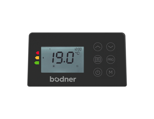 Radiateur céramique à inertie sèche "Meilla" anthracite - 1 500 W - Brico Dépôt