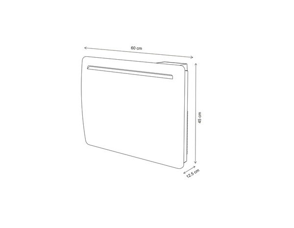 Radiateur céramique à inertie sèche "Pertha" - 1 000 W - Brico Dépôt