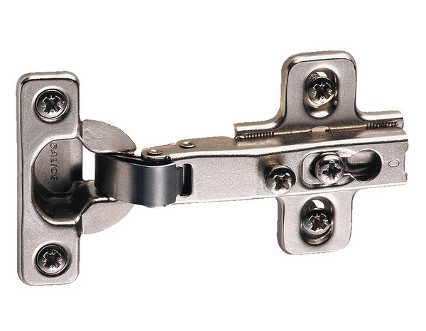 2 charnières invisibles acier nickelé pour porte à recouvrement - Ø 26 mm - Handix - Brico Dépôt